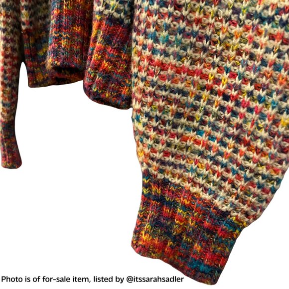 Design History Knit Crewneck Sweater (Color: Multicolor, Size: XS) - Picture 9 of 9